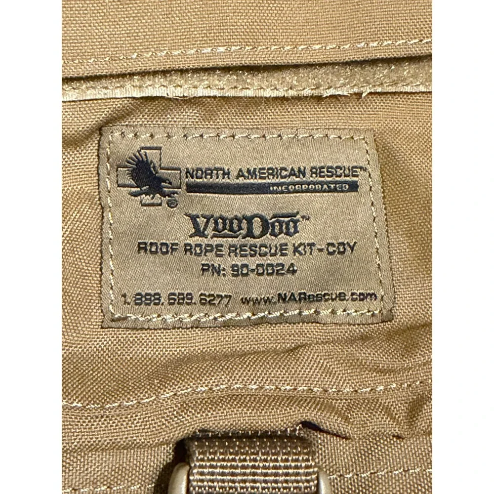 North American Rescue VooDoo Roof Rope Rescue Kit Bg Coyote Tan 90-0024 Tactical